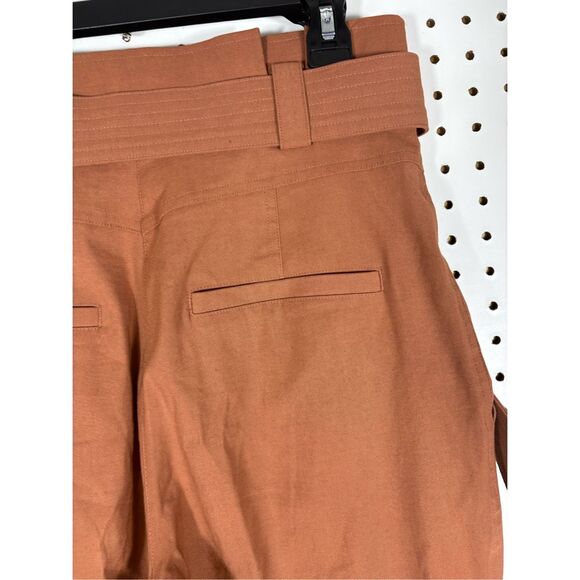A.L.C Davis High-waist Belted Pants In Deep Amber size 4 - Picture 6 of 8